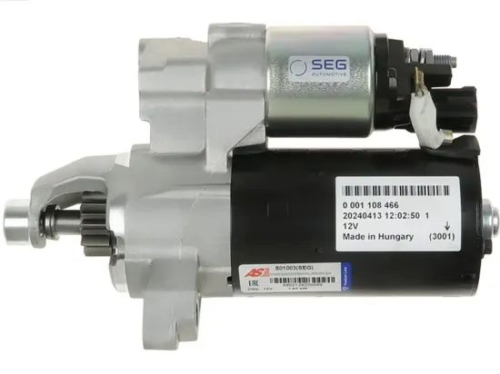 Starter 12 V 1,4 kW AS-PL S01003(SEG) Bild Starter 12 V 1,4 kW AS-PL S01003(SEG)