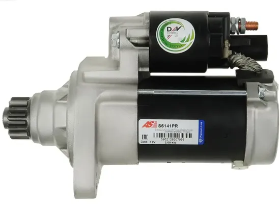 Starter 12 V 2 kW AS-PL S6141PR Bild Starter 12 V 2 kW AS-PL S6141PR