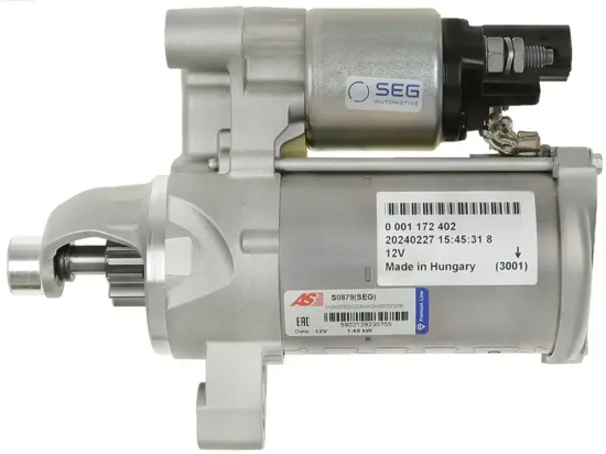 Starter 12 V 1,4 kW AS-PL S0879(SEG) Bild Starter 12 V 1,4 kW AS-PL S0879(SEG)