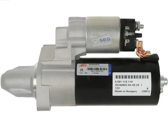 Starter 12 V 1,7 kW AS-PL S0395(SEG) Bild Starter 12 V 1,7 kW AS-PL S0395(SEG)