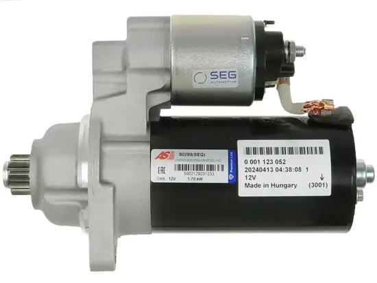 Starter 12 V 1,7 kW AS-PL S0289(SEG) Bild Starter 12 V 1,7 kW AS-PL S0289(SEG)