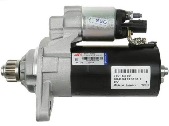Starter 12 V 2,2 kW AS-PL S0941(SEG) Bild Starter 12 V 2,2 kW AS-PL S0941(SEG)