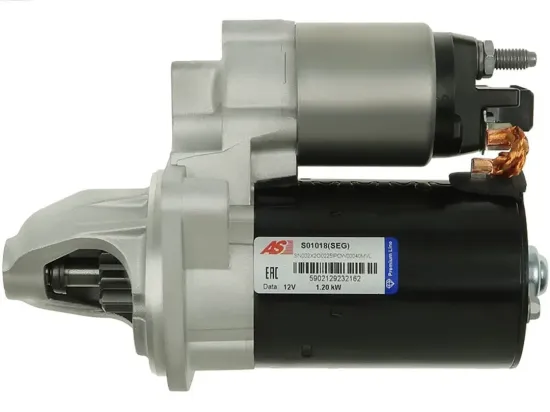 Starter 12 V 1,2 kW AS-PL S01018(SEG) Bild Starter 12 V 1,2 kW AS-PL S01018(SEG)