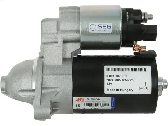 Starter 12 V 1,1 kW AS-PL S0168(SEG) Bild Starter 12 V 1,1 kW AS-PL S0168(SEG)