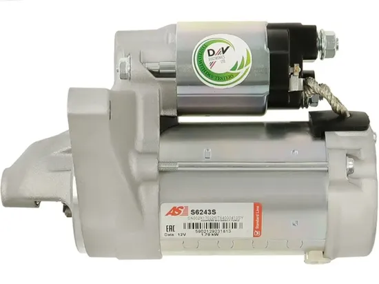 Starter 12 V 1,7 kW AS-PL S6243S Bild Starter 12 V 1,7 kW AS-PL S6243S