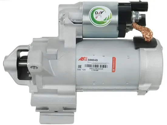 Starter 12 V 1,7 kW AS-PL S6604S Bild Starter 12 V 1,7 kW AS-PL S6604S