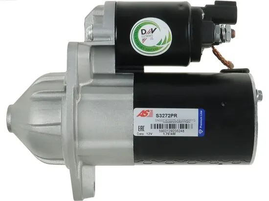 Starter 12 V 1,7 kW AS-PL S3272PR Bild Starter 12 V 1,7 kW AS-PL S3272PR