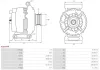 Generator 12 V AS-PL A0044PR Bild Generator 12 V AS-PL A0044PR