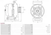 Generator 12 V AS-PL A0049PR Bild Generator 12 V AS-PL A0049PR