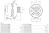 Generator 12 V AS-PL A0049 Bild Generator 12 V AS-PL A0049