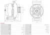 Generator 12 V AS-PL A0061(P) Bild Generator 12 V AS-PL A0061(P)