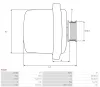 Generator 12 V AS-PL A0226 Bild Generator 12 V AS-PL A0226