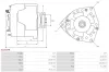 Generator 12 V AS-PL A0252PR Bild Generator 12 V AS-PL A0252PR