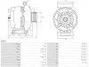 Generator 12 V AS-PL A0267 Bild Generator 12 V AS-PL A0267