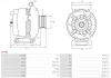 Generator 12 V AS-PL A0340 Bild Generator 12 V AS-PL A0340