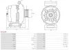 Generator 12 V AS-PL A0431PR Bild Generator 12 V AS-PL A0431PR