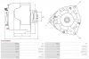 Generator 12 V AS-PL A0483(SEG) Bild Generator 12 V AS-PL A0483(SEG)
