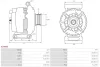 Generator 12 V AS-PL A0498S Bild Generator 12 V AS-PL A0498S