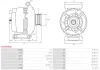 Generator 12 V AS-PL A0528(SEG) Bild Generator 12 V AS-PL A0528(SEG)