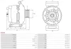 Generator 12 V AS-PL A0528 Bild Generator 12 V AS-PL A0528