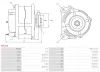 Generator 12 V AS-PL A0572S Bild Generator 12 V AS-PL A0572S