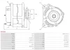 Generator 12 V AS-PL A0731S Bild Generator 12 V AS-PL A0731S