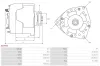 Generator 12 V AS-PL A0756S Bild Generator 12 V AS-PL A0756S