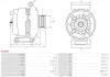 Generator 12 V AS-PL A0769S Bild Generator 12 V AS-PL A0769S