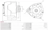 Generator 24 V AS-PL A0824S Bild Generator 24 V AS-PL A0824S