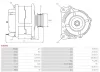 Generator 12 V AS-PL A0829S Bild Generator 12 V AS-PL A0829S