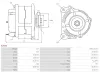 Generator 12 V AS-PL A2033 Bild Generator 12 V AS-PL A2033