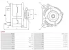 Generator 12 V AS-PL A2034 Bild Generator 12 V AS-PL A2034