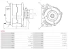 Generator 12 V AS-PL A2052 Bild Generator 12 V AS-PL A2052