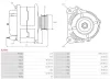 Generator 12 V AS-PL A2056 Bild Generator 12 V AS-PL A2056