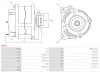 Generator 12 V AS-PL A2075 Bild Generator 12 V AS-PL A2075