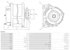 Generator 12 V AS-PL A2076 Bild Generator 12 V AS-PL A2076