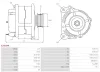 Generator 12 V AS-PL A2083PR Bild Generator 12 V AS-PL A2083PR
