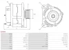 Generator 12 V AS-PL A2094S Bild Generator 12 V AS-PL A2094S
