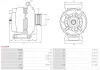 Generator 12 V AS-PL A3129SR Bild Generator 12 V AS-PL A3129SR