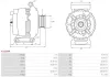 Generator 12 V AS-PL A3158PR Bild Generator 12 V AS-PL A3158PR