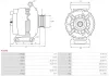 Generator 12 V AS-PL A3158 Bild Generator 12 V AS-PL A3158