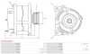 Generator 12 V AS-PL A3243(VALEO) Bild Generator 12 V AS-PL A3243(VALEO)