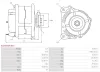 Generator 12 V AS-PL A3255(VALEO) Bild Generator 12 V AS-PL A3255(VALEO)