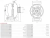 Generator 12 V AS-PL A3312S(P-INA) Bild Generator 12 V AS-PL A3312S(P-INA)