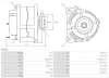 Generator 12 V AS-PL A3324 Bild Generator 12 V AS-PL A3324