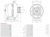 Generator 12 V AS-PL A3363(VALEO) Bild Generator 12 V AS-PL A3363(VALEO)