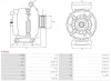 Generator 12 V AS-PL A3431S Bild Generator 12 V AS-PL A3431S