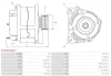 Generator 12 V AS-PL A3435(VALEO) Bild Generator 12 V AS-PL A3435(VALEO)