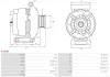 Generator 12 V AS-PL A3478S Bild Generator 12 V AS-PL A3478S