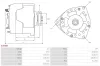 Generator 12 V AS-PL A3598S Bild Generator 12 V AS-PL A3598S